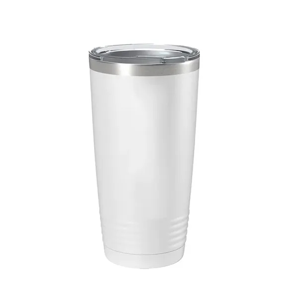 20 Oz. Stainless Steel Threaded Tumbler - 20 Oz. Stainless Steel Threaded Tumbler - Image 4 of 12