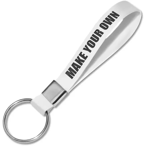 Soft Glow In The Dark Silicone Wristbands Loop Keychain - Soft Glow In The Dark Silicone Wristbands Loop Keychain - Image 2 of 7