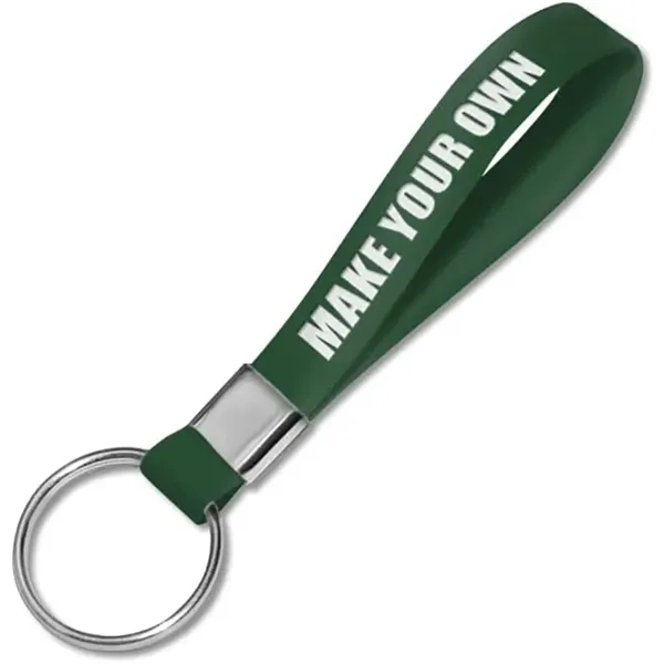 Soft Glow In The Dark Silicone Wristbands Loop Keychain - Soft Glow In The Dark Silicone Wristbands Loop Keychain - Image 5 of 7