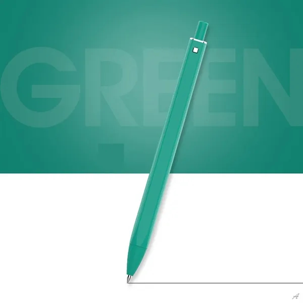 Solid Color Retractable Straight Ballpoint Pen - Solid Color Retractable Straight Ballpoint Pen - Image 8 of 18