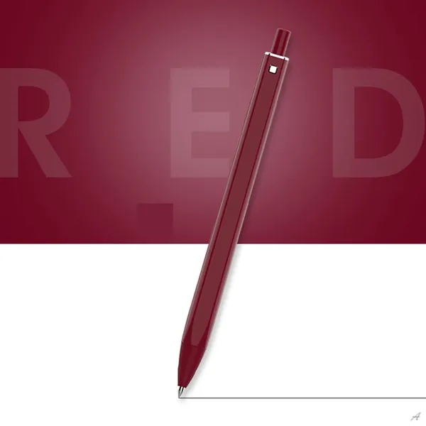 Solid Color Retractable Straight Ballpoint Pen - Solid Color Retractable Straight Ballpoint Pen - Image 9 of 18