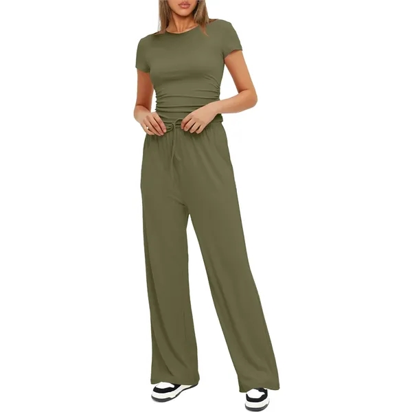 Women's 2 Piece Outfits Lounge Sets - Women's 2 Piece Outfits Lounge Sets - Image 5 of 10