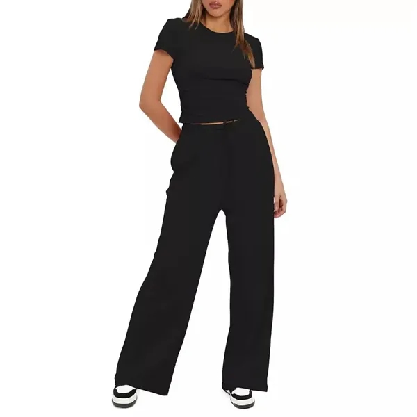 Women's 2 Piece Outfits Lounge Sets - Women's 2 Piece Outfits Lounge Sets - Image 6 of 10