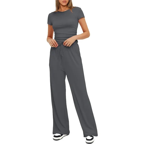 Women's 2 Piece Outfits Lounge Sets - Women's 2 Piece Outfits Lounge Sets - Image 7 of 10