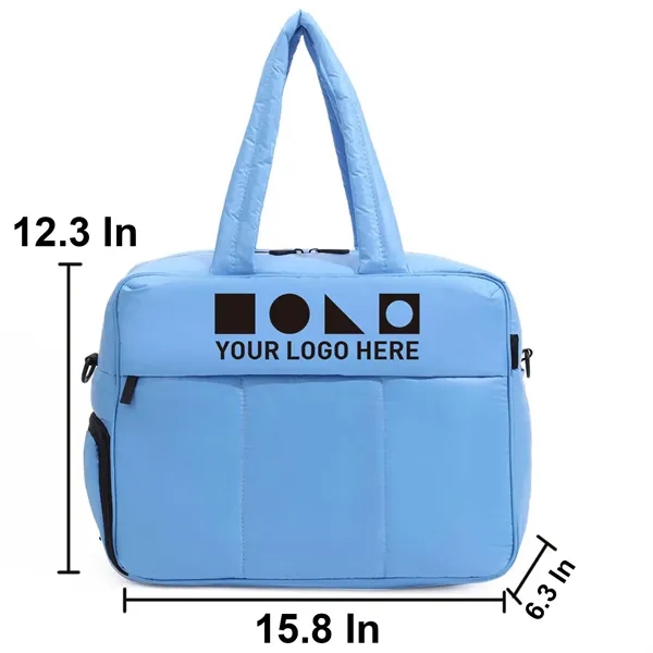 Travel Tote Bag for Women Quilted Puffer - Travel Tote Bag for Women Quilted Puffer - Image 1 of 3
