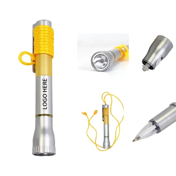Light Up Pen With Necklace - Light Up Pen With Necklace - Image 0 of 3