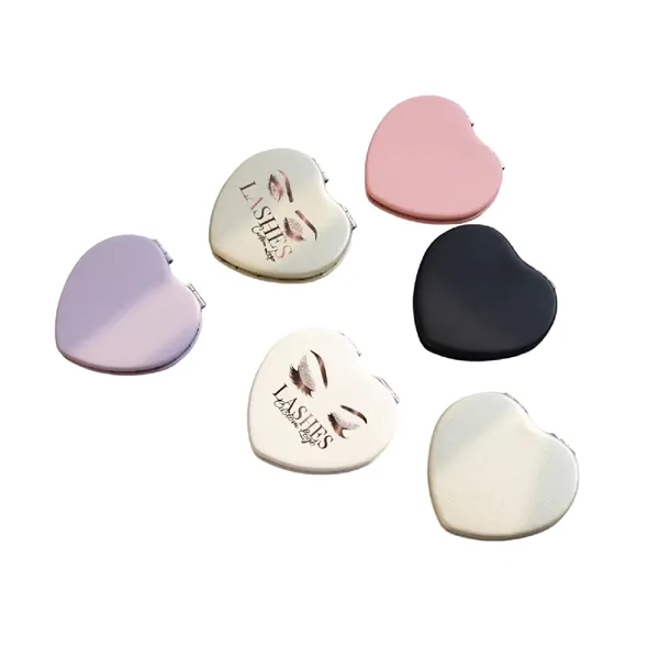 Heart Shape Folding Compact Mirror - Heart Shape Folding Compact Mirror - Image 2 of 4