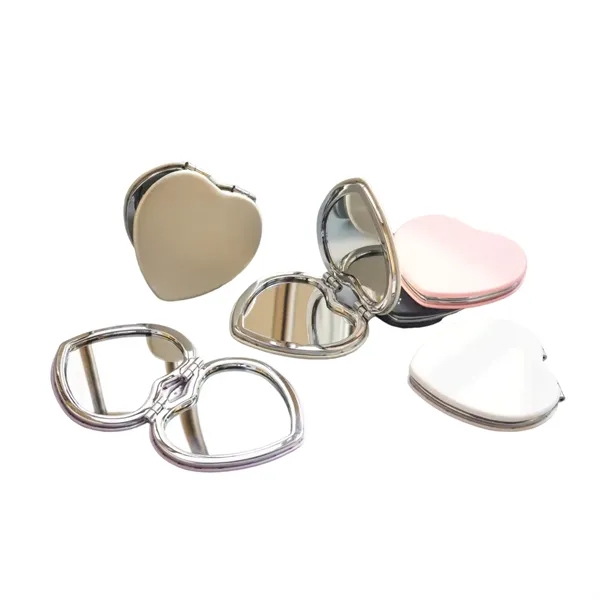 Heart Shape Folding Compact Mirror - Heart Shape Folding Compact Mirror - Image 4 of 4