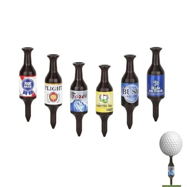 Beer Bottle Shaped Golf Tees - Beer Bottle Shaped Golf Tees - Image 0 of 4