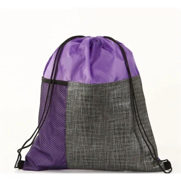 Polyester Drawstring Bag - Polyester Drawstring Bag - Image 2 of 3
