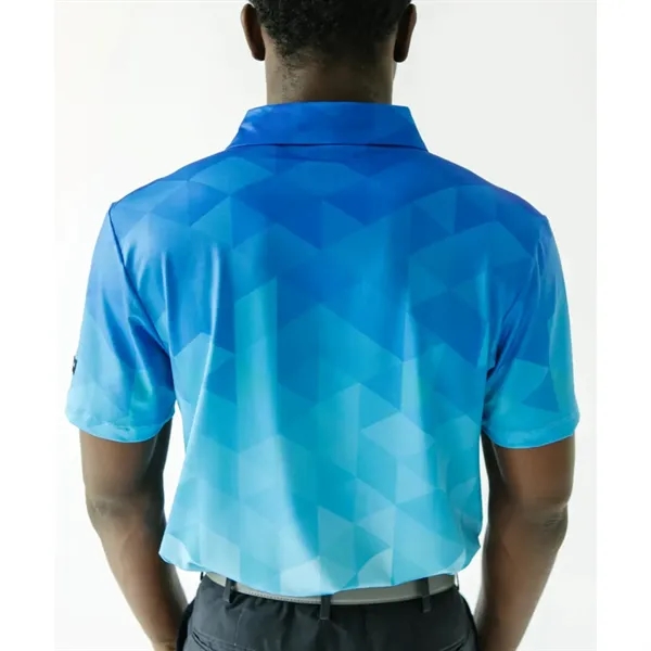 YATTA Golf® Abstract men's Moisture Wicking Golf Polo Shirts - YATTA Golf® Abstract men's Moisture Wicking Golf Polo Shirts - Image 2 of 7