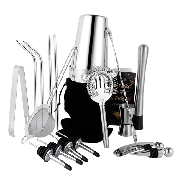 8-Piece Cocktail Shaker Set - 8-Piece Cocktail Shaker Set - Image 1 of 3