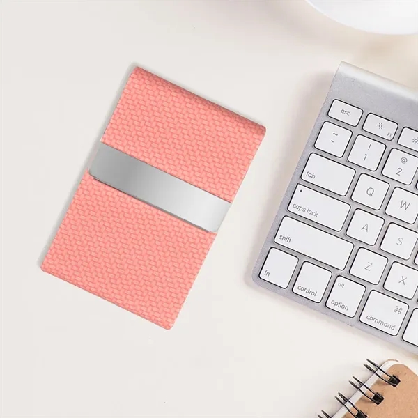 Business Name Card Holder Metal Box  with Magnetic Clasp - Business Name Card Holder Metal Box  with Magnetic Clasp - Image 4 of 5