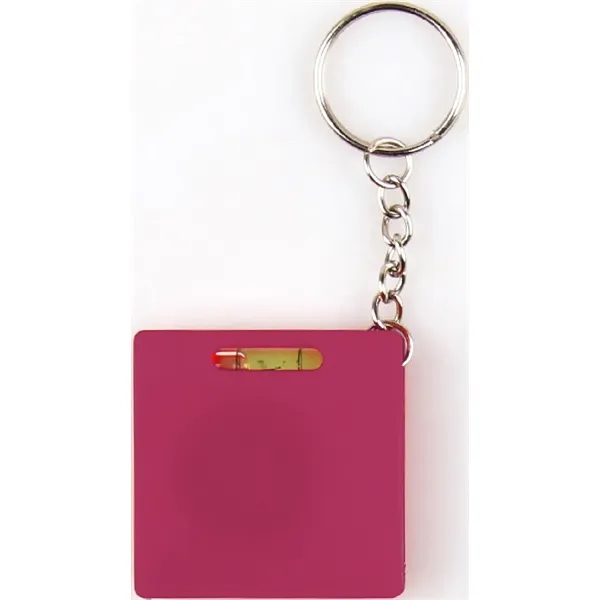 Square tape measure with level key chain - Square tape measure with level key chain - Image 7 of 7