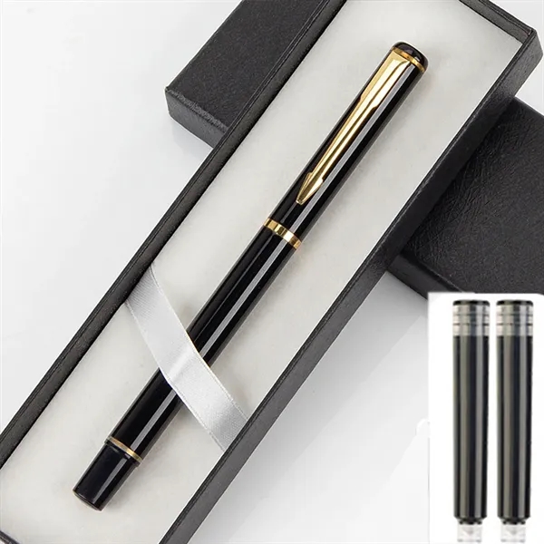 Metal Fountain Pen Set Business Writing Office Giveaway Gift - Metal Fountain Pen Set Business Writing Office Giveaway Gift - Image 3 of 22