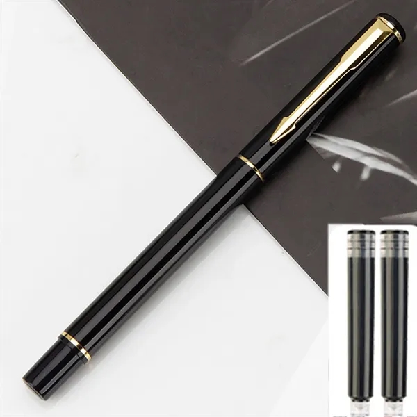 Metal Fountain Pen Set Business Writing Office Giveaway Gift - Metal Fountain Pen Set Business Writing Office Giveaway Gift - Image 4 of 22