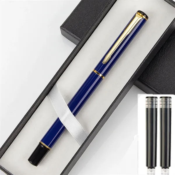 Metal Fountain Pen Set Business Writing Office Giveaway Gift - Metal Fountain Pen Set Business Writing Office Giveaway Gift - Image 5 of 22