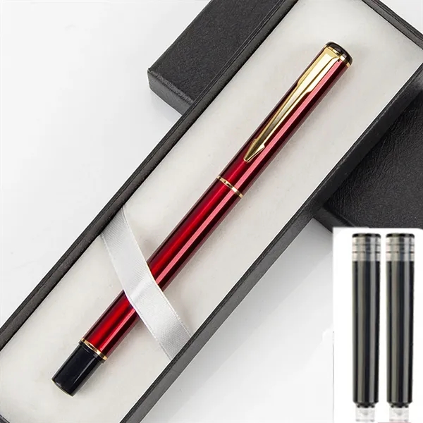 Metal Fountain Pen Set Business Writing Office Giveaway Gift - Metal Fountain Pen Set Business Writing Office Giveaway Gift - Image 9 of 22