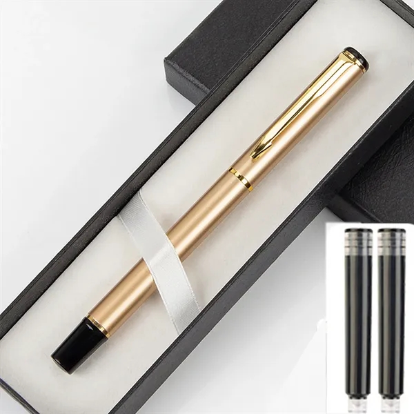 Metal Fountain Pen Set Business Writing Office Giveaway Gift - Metal Fountain Pen Set Business Writing Office Giveaway Gift - Image 11 of 22