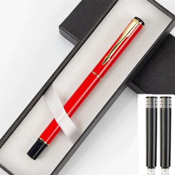 Metal Fountain Pen Set Business Writing Office Giveaway Gift - Metal Fountain Pen Set Business Writing Office Giveaway Gift - Image 17 of 22