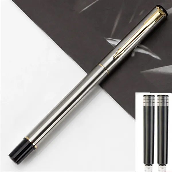 Metal Fountain Pen Set Business Writing Office Giveaway Gift - Metal Fountain Pen Set Business Writing Office Giveaway Gift - Image 20 of 22