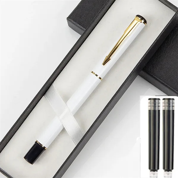 Metal Fountain Pen Set Business Writing Office Giveaway Gift - Metal Fountain Pen Set Business Writing Office Giveaway Gift - Image 21 of 22