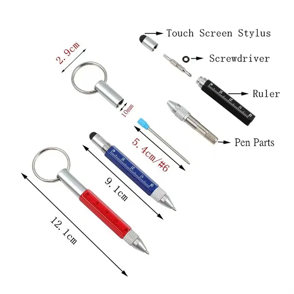 Multifunction Keychain Tool Pen - Multifunction Keychain Tool Pen - Image 5 of 5