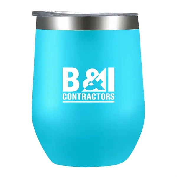 12 oz Vacuum Insulated Stainless Steel Wine Tumbler - 12 oz Vacuum Insulated Stainless Steel Wine Tumbler - Image 1 of 4