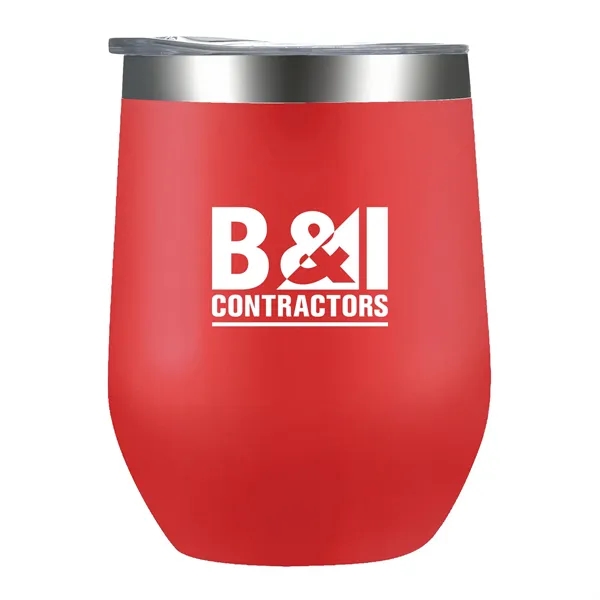 12 oz Vacuum Insulated Stainless Steel Wine Tumbler - 12 oz Vacuum Insulated Stainless Steel Wine Tumbler - Image 2 of 4