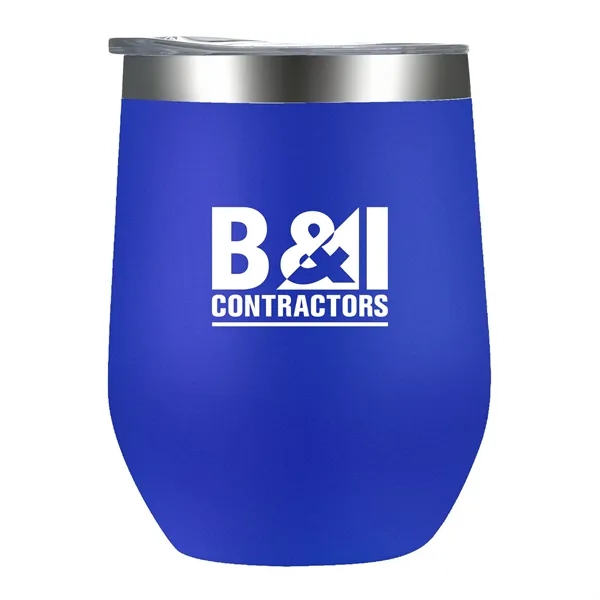 12 oz Vacuum Insulated Stainless Steel Wine Tumbler - 12 oz Vacuum Insulated Stainless Steel Wine Tumbler - Image 3 of 4