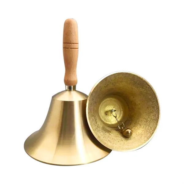 Brass Hand Call Bell - Brass Hand Call Bell - Image 1 of 3