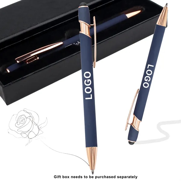 Premium Rose Gold Trim Stylus Pen - Luxury Writing Tool - Premium Rose Gold Trim Stylus Pen - Luxury Writing Tool - Image 2 of 6