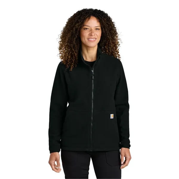 Carhartt Women's Textured Full-Zip Fleece Jacket - Carhartt Women's Textured Full-Zip Fleece Jacket - Image 0 of 13
