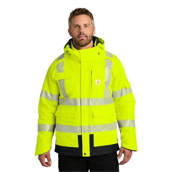 Carhartt ANSI 107 Class 3 Waterproof Heavyweight Insulate... - Carhartt ANSI 107 Class 3 Waterproof Heavyweight Insulate... - Image 0 of 4