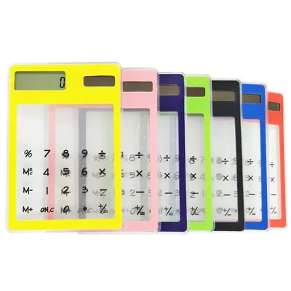 Transparent Solar Powered Calculator - Transparent Solar Powered Calculator - Image 2 of 4