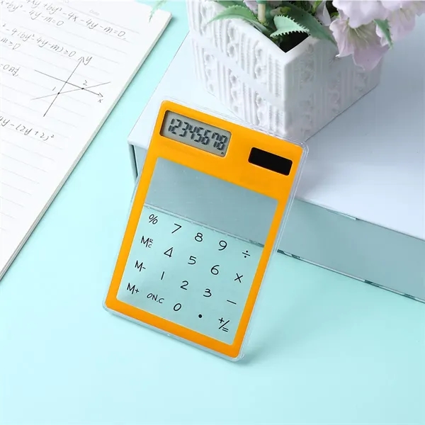 Transparent Solar Powered Calculator - Transparent Solar Powered Calculator - Image 4 of 4
