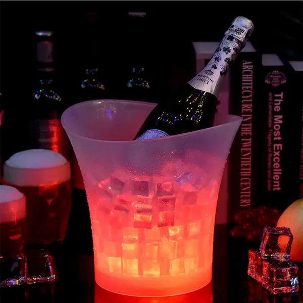 Portable Led Color Changing Ice Bucket - Portable Led Color Changing Ice Bucket - Image 2 of 4