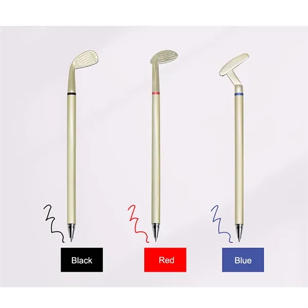 Golf Pen Holder With 3 Pieces Club - Golf Pen Holder With 3 Pieces Club - Image 2 of 4