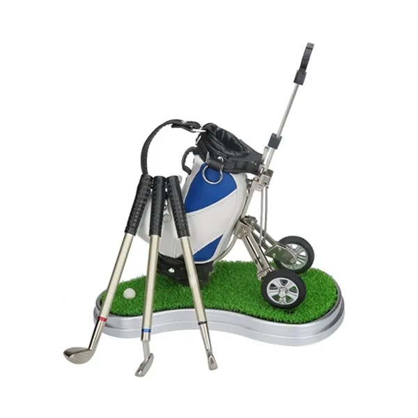 Golf Pen Holder With 3 Pieces Club - Golf Pen Holder With 3 Pieces Club - Image 3 of 4