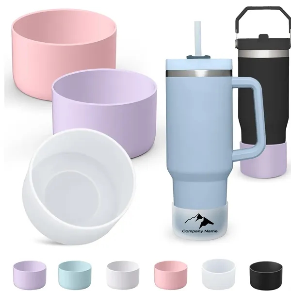 Silicone Heat-Resistant Cup Sleeve - Silicone Heat-Resistant Cup Sleeve - Image 0 of 4