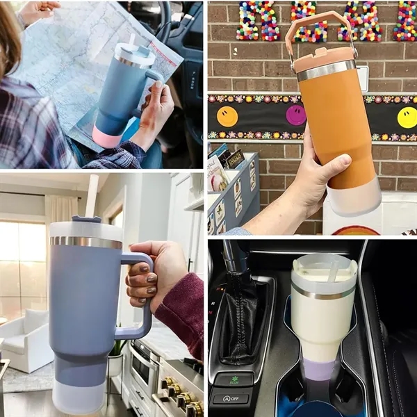 Silicone Heat-Resistant Cup Sleeve - Silicone Heat-Resistant Cup Sleeve - Image 4 of 4