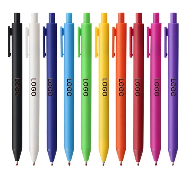 Cono Rubberized Plastic Pen - Cono Rubberized Plastic Pen - Image 0 of 1