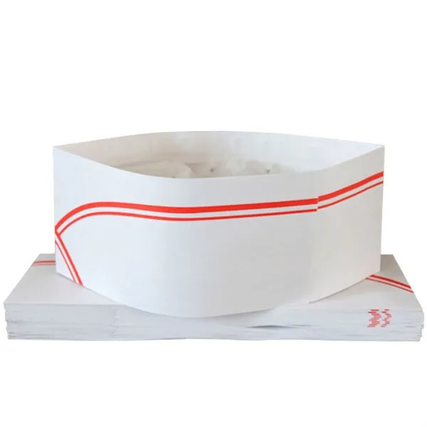 Disposable Paper Boat Shap Cooking Chef Cap - Disposable Paper Boat Shap Cooking Chef Cap - Image 1 of 5