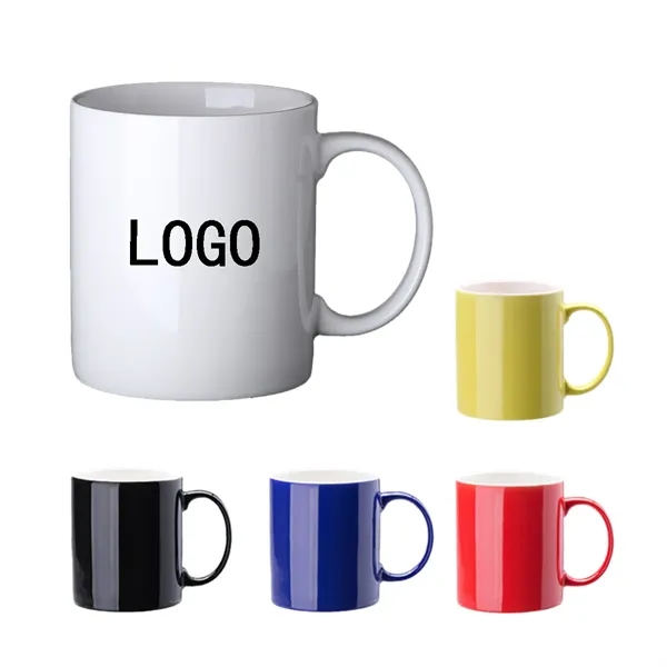 Glossy Ceramic Customisable Practical Milk Mug - Glossy Ceramic Customisable Practical Milk Mug - Image 0 of 1