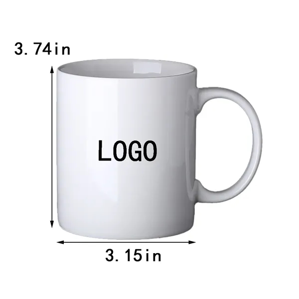 Glossy Ceramic Customisable Practical Milk Mug - Glossy Ceramic Customisable Practical Milk Mug - Image 1 of 1