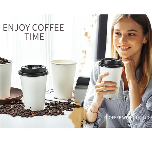 12oz. Reusable Coffee Mug With Lid Travel Plastic Cup - 12oz. Reusable Coffee Mug With Lid Travel Plastic Cup - Image 3 of 9