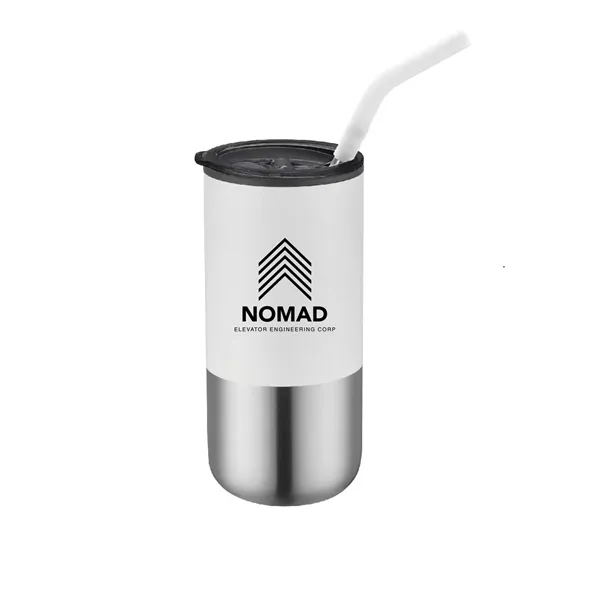 16 Oz Insulated Tumbler Double Wall With Straw - 16 Oz Insulated Tumbler Double Wall With Straw - Image 2 of 6
