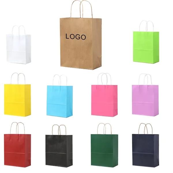 Eco-Friendly Shopping Kraft Paper Bags - Eco-Friendly Shopping Kraft Paper Bags - Image 0 of 1