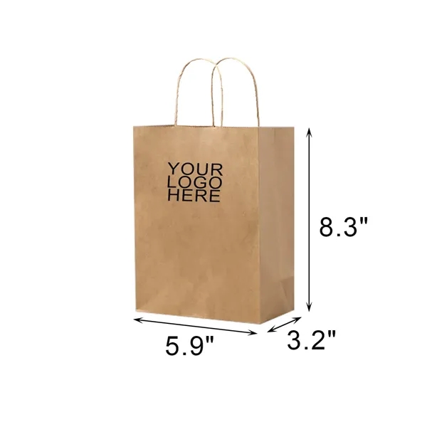 Eco-Friendly Shopping Kraft Paper Bags - Eco-Friendly Shopping Kraft Paper Bags - Image 1 of 1