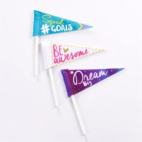 Full Color Mini Felt Pennant - Full Color Mini Felt Pennant - Image 3 of 4
